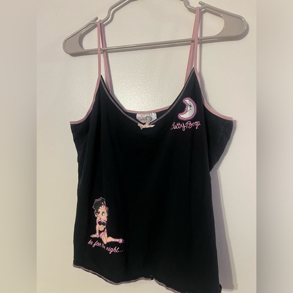 Betty Boop Tops - Vintage Y2K Betty boop cami spaghetti strap shirt